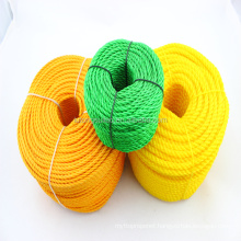 Supply new material PE three twisted rope, plastic rope, nylon rope